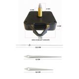 EXİZ TİCARET Akar Sessiz Duvar Saati Mekanizması 22 mm Askılı -akrep-yelkovan-saniye-K.Düz Model 7