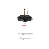EXİZ TİCARET Askılı 28 mm Akar Sessiz Duvar Saati Mekanizması -akrep-yelkovan-saniye-T.Model 104