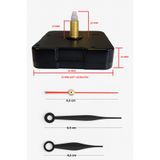 EXİZ TİCARET Askısız 22 mm Akar Sessiz Duvar Saati Mekanizması -akrep-yelkovan-saniye-Küçük Model 34