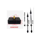EXİZ TİCARET Sessiz Duvar Saati Mekanizması Qurtz Askısız 16 Mm Şaft (60 CM -80 CM SAATLER IÇİN UYGUNDUR)