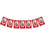 EXİZTİCARET 100 ADET İPLİ BÜYÜK ATATÜRK BAYRAĞI (11CM-20CM)- exizNM171