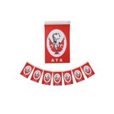 EXİZTİCARET 250 ADET İPLİ BÜYÜK ATATÜRK BAYRAĞI (11CM-20CM) exizNM160