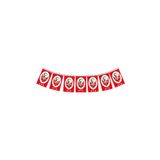 EXİZTİCARET 250 ADET İPLİ MİNİ ATATÜRK BAYRAĞI (6CM-9,6CM) exizNM162