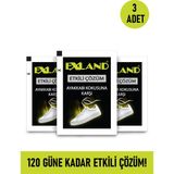 Exland Ayakkabı Koku Giderici Toz – 3'lü Paket | 120 Güne Kadar Etkili | Kötü Koku Çözümü - Standart - 3 Adet