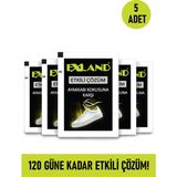Exland Ayakkabı Koku Giderici Toz – 5'li Paket | 120 Güne Kadar Etkili | Kötü Koku Çözümü - Standart - 5 Adet