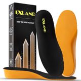 Exland Boy Uzatan Tabanlık 3 Cm Gizli Topuk Yükseltici Iç Taban | Kadınlar & Erkekler Için Ortopedik Destek (L (42-43))