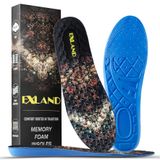 Exland Ortopedik Memory Foam İç Tabanlık – Kadın ve Erkek İçin Yumuşak, Rahat ve Konforlu Destek (L (41-45))