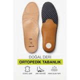 Exland Pro Plus - Ortopedik Deri Tabanlık Anatomik Ark Destekli Premium Doğal Deri