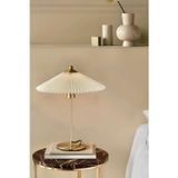 Exlusive Collection Krem Şapka Tasarım Madame Fico Abajur Eskitme Gold Sarı