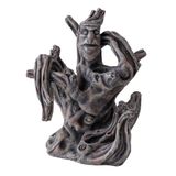 Exo Terra Tiki Ornament, Teraryum Dekorasyonu, Saklama, Yem Kasesi, Su Kabı, Sürüngenler ve Amfibiler için, Küçük