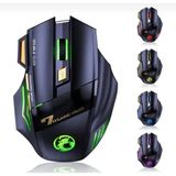 Exonix Imce Gwx7 Kablosuz Şarjlı Rgb Gaming Mouse Sessiz Tık Oyun Faresi 3200DPI 7 Tuş - Siyah