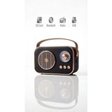 Exonix Nostaljik Radyo- Bluetooth- Sd- USB Girişli - Siyah