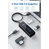 Exonix Usb Girişli 4 Portlu Usb Çoklayıcı Usb Çoğaltıcı Usb Hub Usb 3.0 Laptop Notebook Desktop Pc Uyumlu