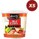 Exotic Food Kırmızı Köri Ezmesi 400 gr 5 Adet - 2 kg