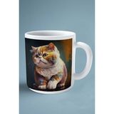 Exotic Shorthair Kedi Isimli Kişiye Özel Baskılı Kupa Bardak Model 3
