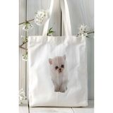 Exotic Shorthair Kedi Kişiye Özel Baskılı Bez Çanta Omuz Çantası Desen 9