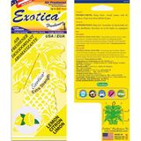 Exotica Fresheners Palm Tree Lemon Oto Asma Koku Made In USA Uzun Süreli Ferahlatıcı Koku