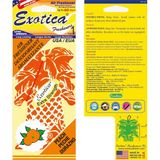 Exotica Fresheners Palm Tree Peach Şeftali Oto Asma Koku (Made In USA)
