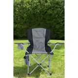 Exp-Outdoor Lüks Katlanabilir Kamp Sandalyesi Dayanıklı 120 Kg Taşıma Kapasitesi ile Rahat Kullanım