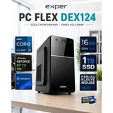 Exper Pc Flex Dex124 İntel Core İ5-12400F 16 Gb Ddr4 1 Tb Ssd Nvidia Geforce Gt710 2 Gb Windows 11 Pro Masaüstü Bilgisayar Dex124rnp02