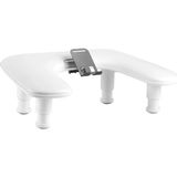 Expertyol Telefon Standlı Oval Ergonomik Manikür Sehpası Beyaz Manikür Kol Desteği U2W