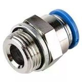 Expflex1/4-6Mm Pnömatik Düz Rekor Fittings