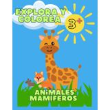 Explora y colorea animales mamíferos: mamíferos increíble: descubre y pinta