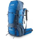 Explorer Trekking Yürüyüş Sırt Çantası, 60 Litre, Dış Mekan, Yüksekliği Ayarlanabilir, Mavi