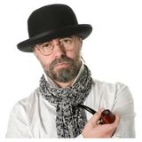 Exporanto Siyah Renk Yetişkin Boy Retro Bowler Derby Şapkası 58 cm - Çok Renkli
