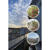 EXPORTYAPI Kuş Ağı – 2 Cm Gözenekli Kuş Filesi – 1,5 Mm Ip – Beyaz Renk – Balkon Filesi - 3 metre x 1 metre