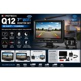 Expotech Q12 7" Wifi Araç Kamera Seti 1 Kameralı Sd Kayıtlı Geri Görüş Monitörü Gece Görüşü (EX-7001W) - Siyah
