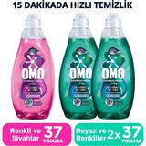 Express Fresh Sıvı Çamaşır Deterjanı, Beyaz ve Renkliler 1480ML X2 + Çarpıcı Renkli ve Siyahlar 1480ML, Set