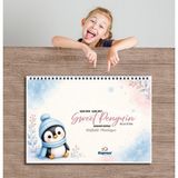 Express Planlayıcı 2026-2027 Akademik Takvimli 53 Haftalık Planlayıcı A4 Yatay - Sweet Penguin
