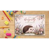 Express Planlayıcı 2027 Takvim A4 Ebat 53 Haftalık Planlayıcı Hedgehog Planner