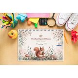 Express Planlayıcı 2027 Takvim A4 Ebat 53 Haftalık Planlayıcı Woodland Squirrel Planner