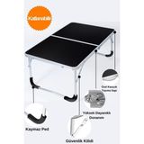 Express Reyon Katlanır Kamp Masası Çok Amaçlı Masa Yemek Bilgisayar Piknik Portatif 60X40 cm