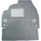 ExpressTr Oto Deri Paspas Seti Volkswagen ID.6 Serisi Modelleri Uyumlu SLine Sport Kaymaz & Şık Tasarım - Volkswagen ID.6 2021-2025-Elektrikli - Gri