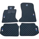 ExpressTr Oto Halı Paspas Seti Bmw 3 Serisi Modelleri Uyumlu Sline Sport Kaymaz & Şık Tasarım - BMW 3 E46 Coupe 1998-2005 - Siyah - Füme