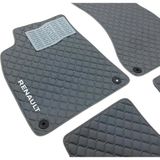 ExpressTr Oto Halı Paspas Seti Renault Twingo Serisi Modelleri Uyumlu Sport Kaymaz & Şık Tasarım - Renault Twingo 1993-2012 - Gri