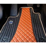 ExpressTr Oto Halı Paspas Seti Volvo S40 Serisi Modelleri Uyumlu Sport Kaymaz & Şık Tasarım - Volvo S40 1996-2004 - Siyah - Turuncu