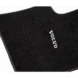 ExpressTr Oto Halı Paspas Seti Volvo S80 Serisi Modelleri Uyumlu Sport Kaymaz & Şık Tasarım - Volvo S80 2006-2012 - Siyah - Beyaz