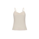 Exquise Askılı Dokuma V Yaka Regular Bluz, 40, E25K05107022, Krem, Kadın
