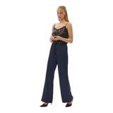 Exquise Bağcık Detaylı Pantolon, 34, bagcik-detayli-pantolon-e24k04110010, Lacivert, Kadın
