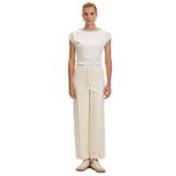 Exquise Bağcıklı Regular Triko Pantolon, M, E25K05126001, Ekru, Kadın