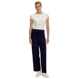 Exquise Bağcıklı Regular Triko Pantolon, M, E25K05126001, Lacivert, Kadın