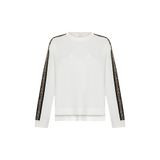 Exquise Bisiklet Yaka Oversize Sweatshirt Ekru-Leopar, S, oversize-sweatshirt-a24k04175026, Ekru-Leopar, kadın