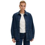 Exquise Cepli Uzun Kollu Düğmeli Denim Ceket, 40, E25K05133002, Indigo, Kadın