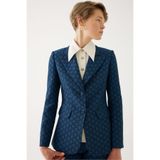 Exquise Desenli Slim Fit Ceket, 34, E23K03105015, Çok Renkli, Kadın