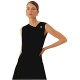 Exquise Kadın Asimetrik Yakalı Regular Fit Kolsuz Siyah Bluz, Siyah, 40