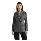 Exquise Kruvaze Blazer Ceket, 40, E25K05105014, Duman, Kadın